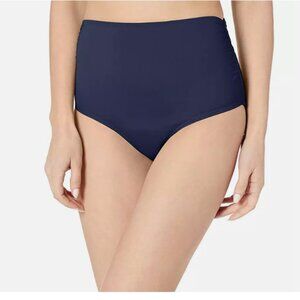 Anne Cole Women's High Waist Bikini Bottom Swimsuit Navy Size 18W 00225  New Vea
